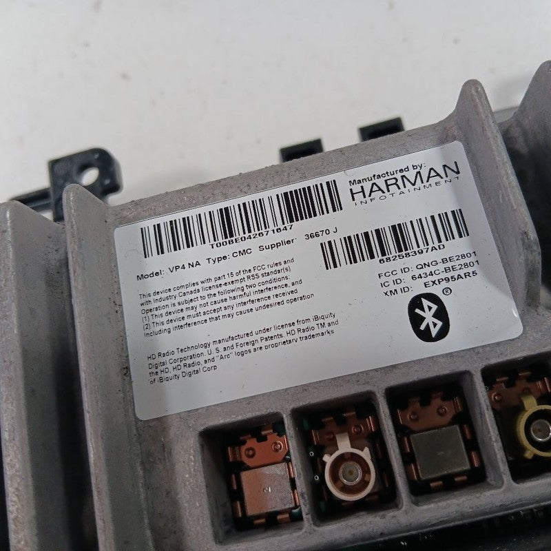 68258397AD Chrysler 300 Audio Equipment Radio Display And Receiver 8.4" Touch Screen 16 