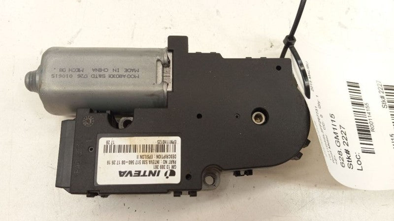 Chevy Malibu Electric Power Sun Moon Roof Glass Motor 2013 2014 2015 2016
