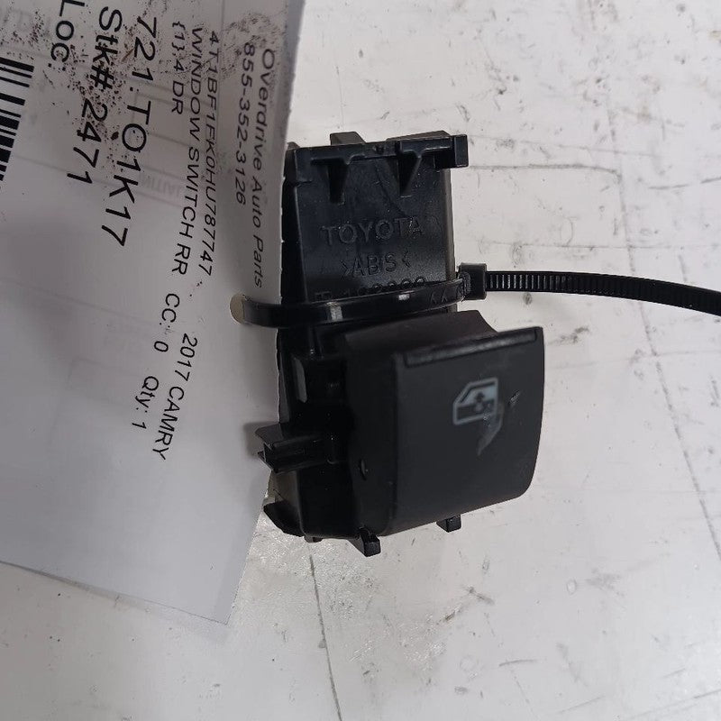 Toyota Camry Power Window Switch Right Passenger Rear 2012 2013 2014 2