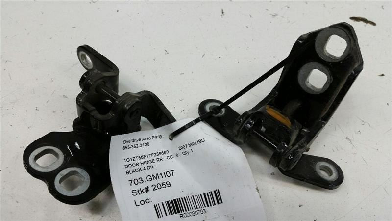 Chevy Malibu Door Hinge Set Right Rear Passenger 2004 2005 2006 2007 2008 OEM