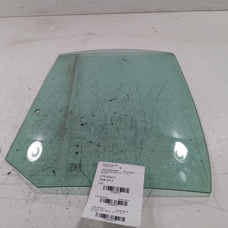 Left Rear Door Window Glass Tinted Fits 10-19 Ford Taurus OEM