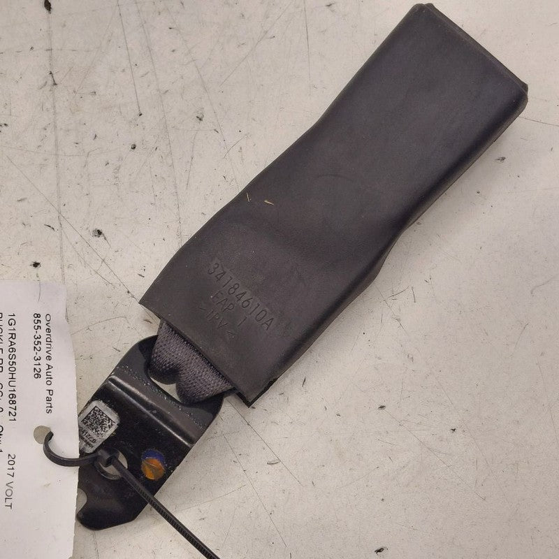 Chevy Volt Seat Belt Buckle Latch Right Passenger Rear Back  2016 2017