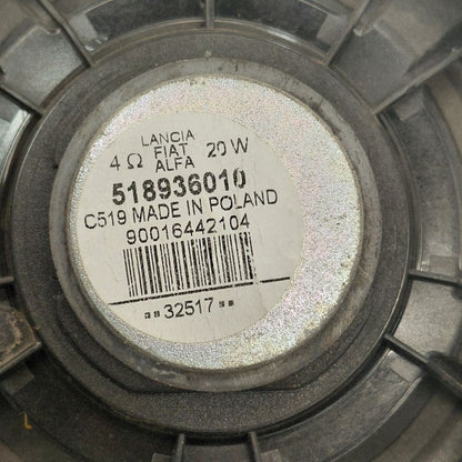 Alfa Romeo Stelvio Speaker Right Passenger Rear  2018 2019 2020 2021