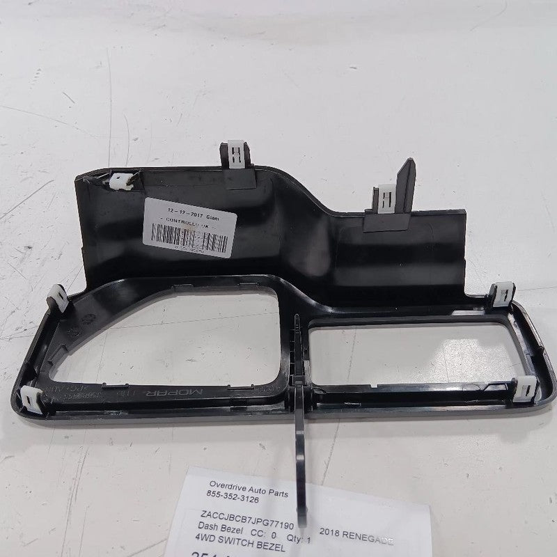 Jeep Renegade 4WD Switch Bezel Trim 2015 2016 2017 2018 OEM
