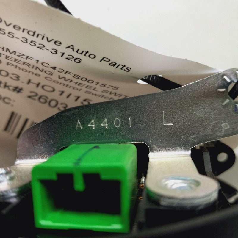 Honda CR-Z Steering Wheel Phone Control Switch  2015 2014 2013