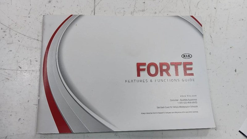 Kia Forte Owners Manual  2014 2015 2016