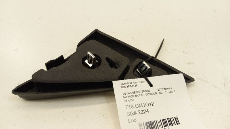 Chevy Impala Mirror Mount Cover Door Trim Right Passenger 2012 2013 2014 2015 20