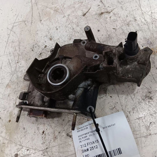 Fiat 500 Engine Oil Pump 2017 2016 2015 2014 2013 2012