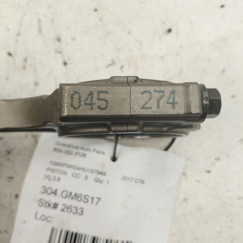 Cadillac CT6 Single Piston With Connecting Rod   3.6 2018 2017 2016