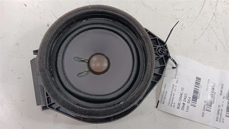 Buick Lacrosse Speaker Right Passenger Rear 2013 2014 2015 2016
