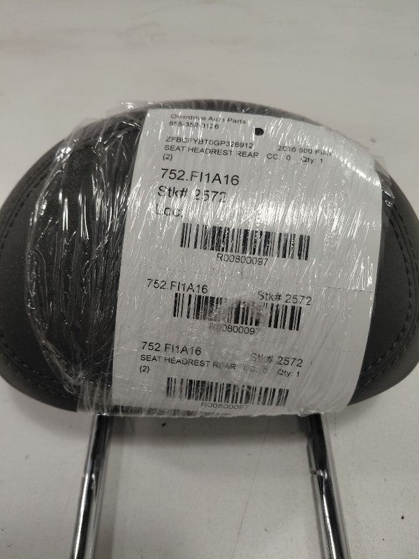 Fiat 500 Seat Headrest Rear Back Seat Head Rest  2016 2017 2018 OEM