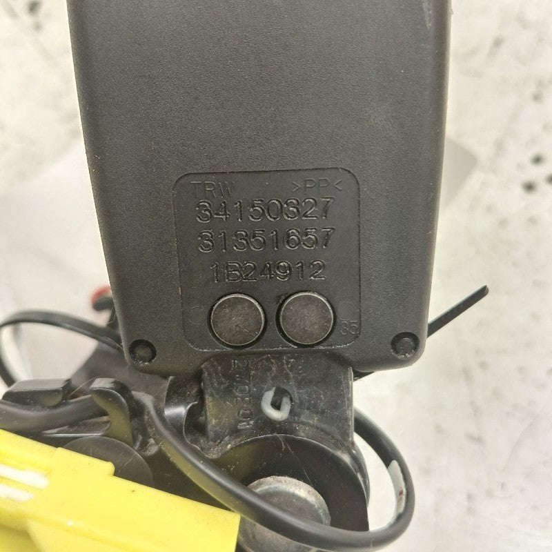 Volvo S60 Seat Belt Buckle Latch Right Passenger Rear Back  2013 2014 