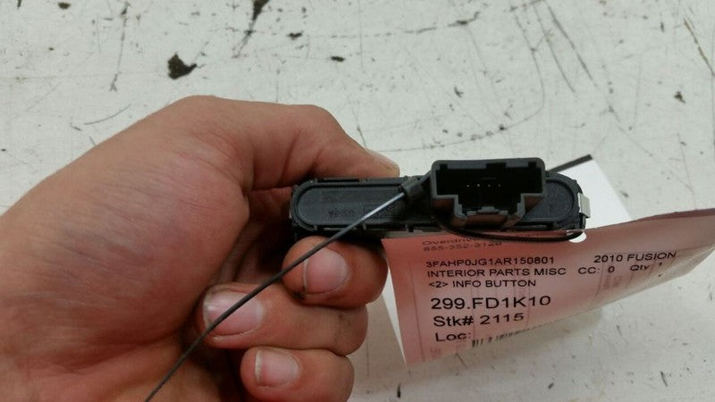 Ford Fusion Interior Parts Misc 2008 2009 2010 2011 2012