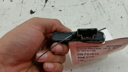 Ford Fusion Interior Parts Misc 2008 2009 2010 2011 2012