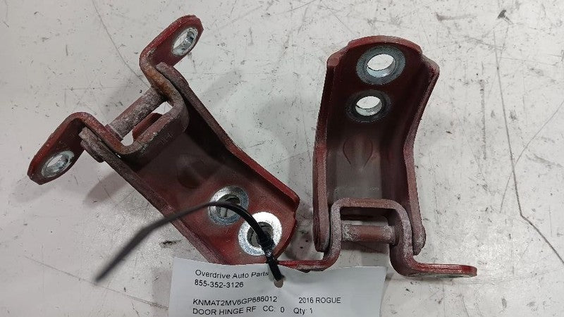 Nissan Rogue Door Hinge Set Right Front Passenger 2014 2015 2016 2017 