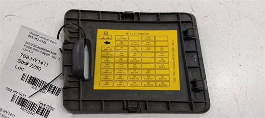 Hyundai Santa Fe Fuse Box Cover 2011 