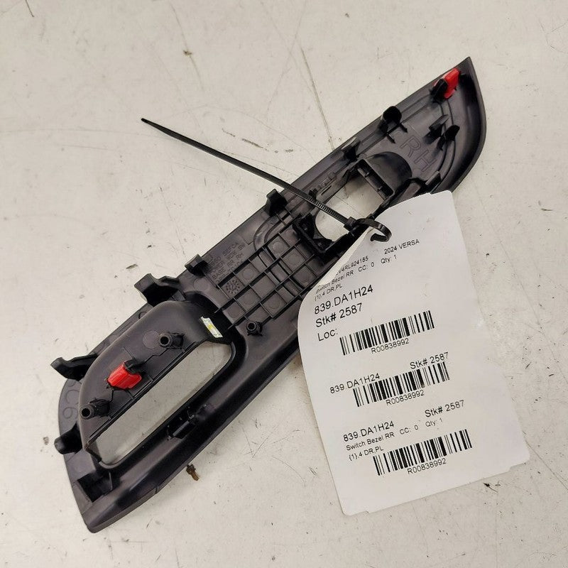 Nissan Versa Window Switch Bezel Trim Right Rear  2024 2023 2022 2021 