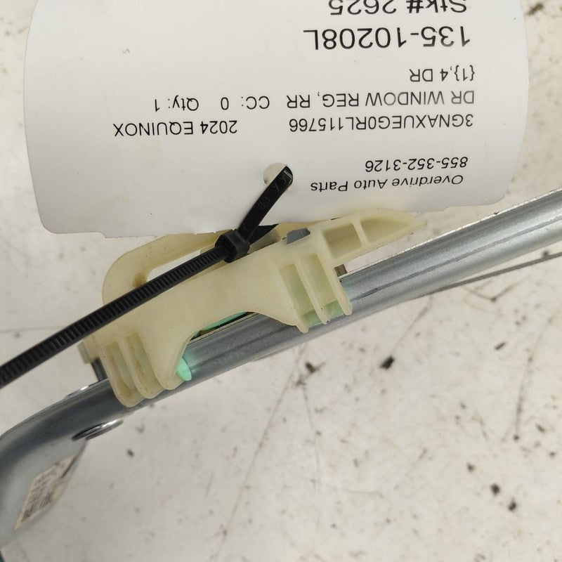 Left Rear Window Regulator Track Fits 18-24 Chevy Equinox