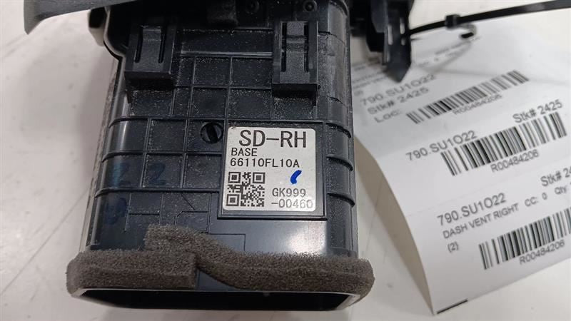 Subaru Impreza Dash Air Vent Right Passenger 2017 2018 2019 2020 2021 