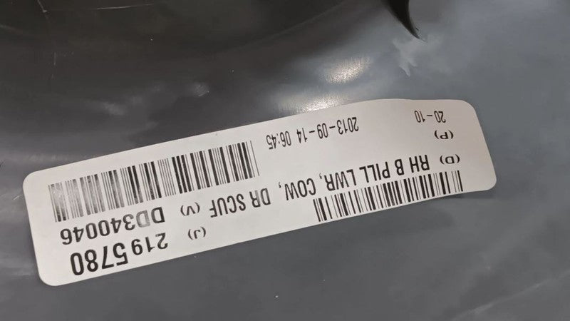 Dodge Dart Kick Panel Trim Right Passenger  2013 2014 2015 2016