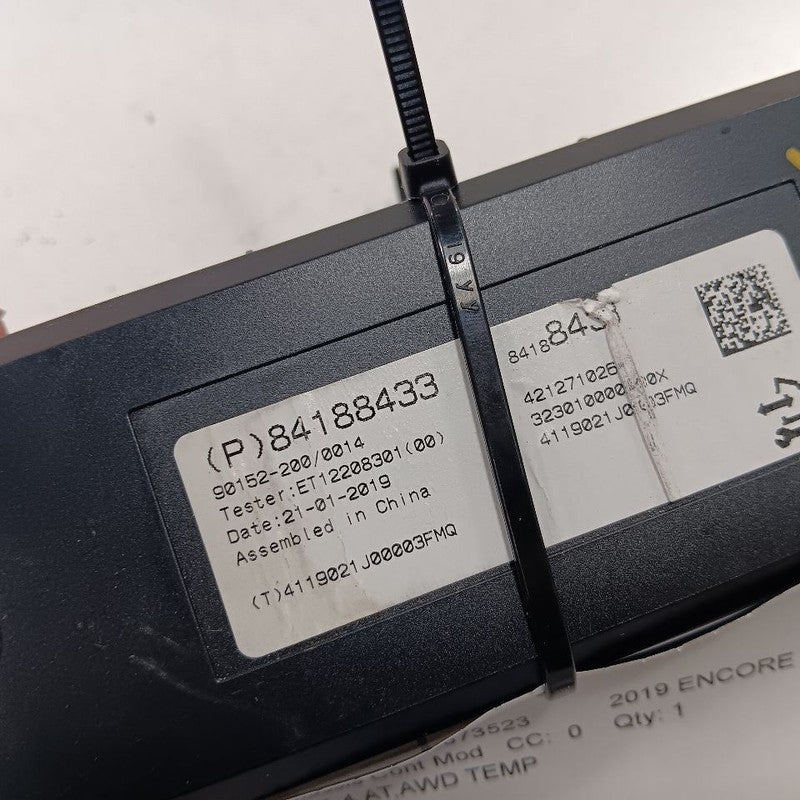 Temperature Control Module Fits 18-22 Buick Encore OEM