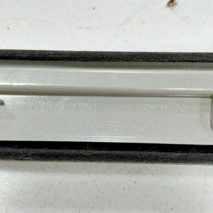 Honda Civic Driver Left Front Door Garnish {83570TBA20} 2018 2017 2016