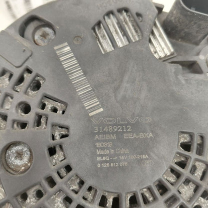 Alternator Without Hybrid VIN A2 4th And 5th Digits Fits 15-21 Volvo S