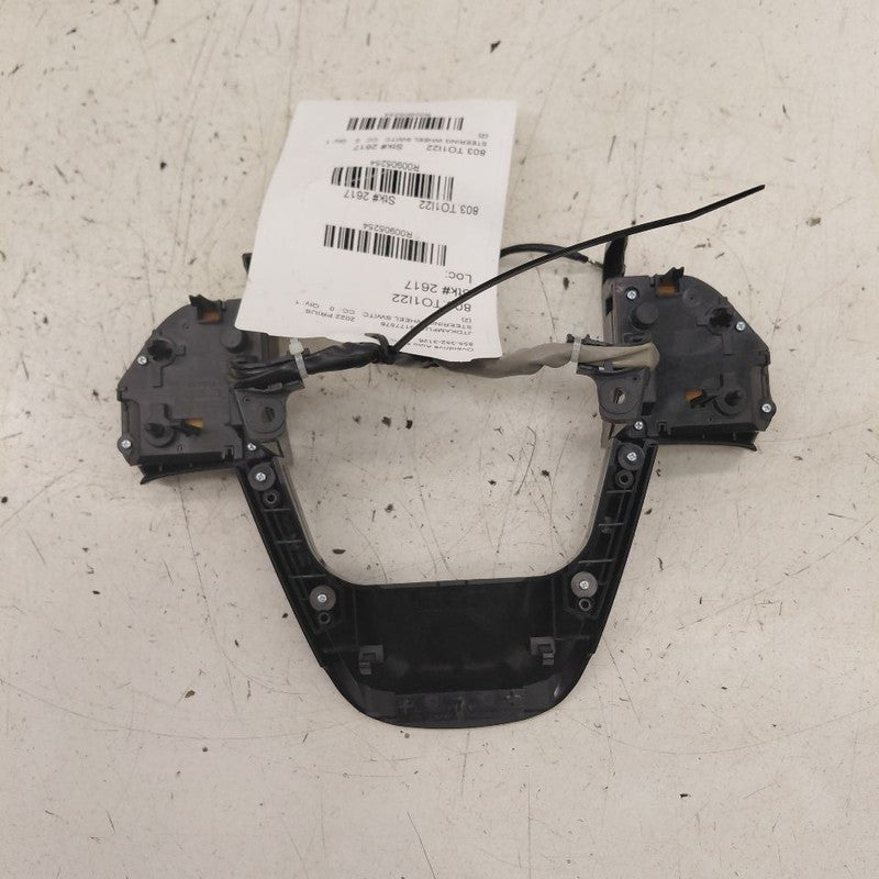 Toyota Prius Steering Wheel Control Switch  2022 2021 2020