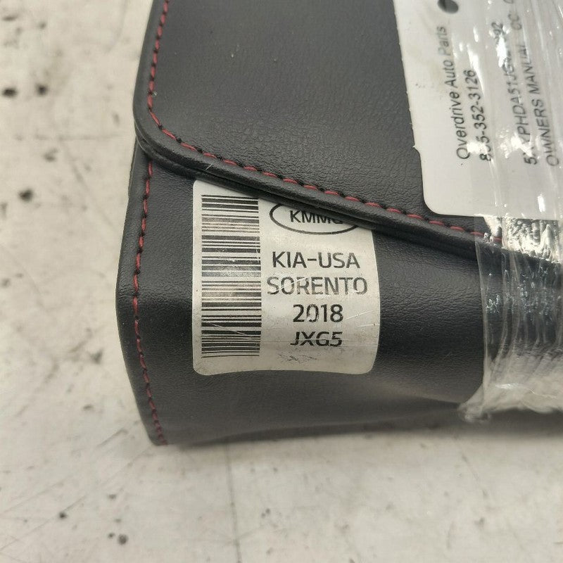 2018 Kia Sorento Owners Manual