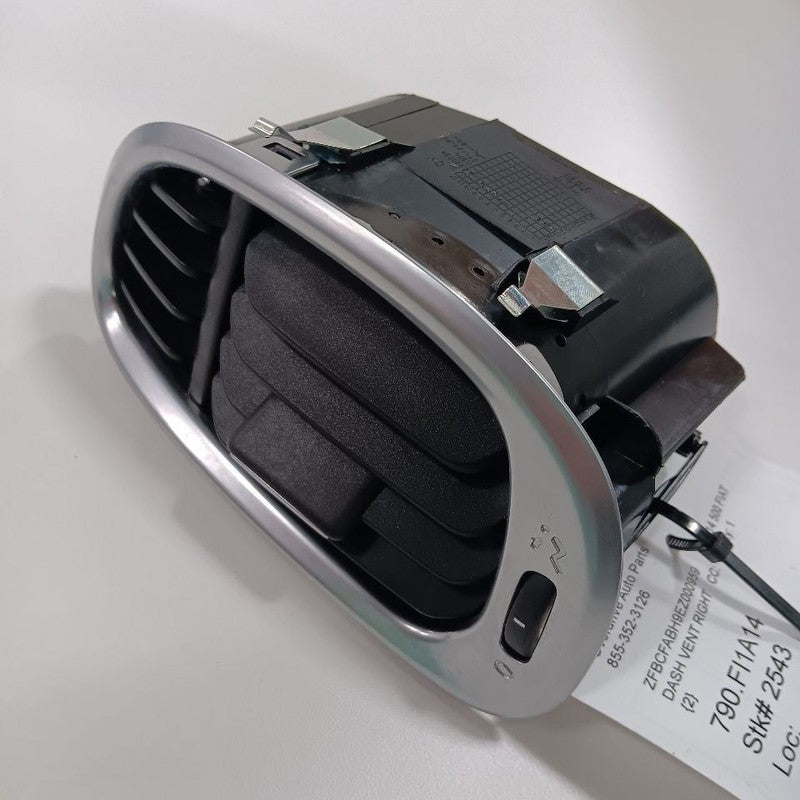 Fiat 500 Dash Air Vent Right Passenger  2014 2015 2016