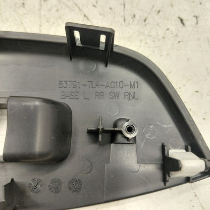 Honda CR-V Window Switch Bezel Left Rear 2019 2018 2017