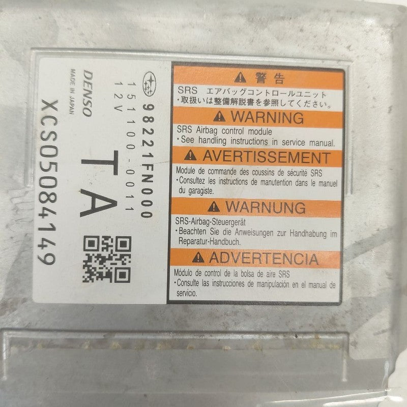 Restraint Control Module ID 98221FN000 Fits 24-25 XV Subaru Crosstrek