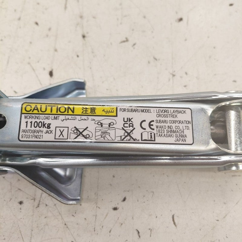 Subaru XV Crosstrek Spare Tire Changing Jack  2025 2024