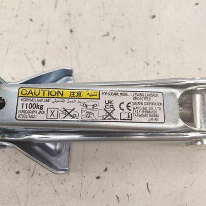 Subaru XV Crosstrek Spare Tire Changing Jack  2025 2024