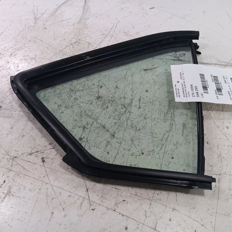 Left Rear Door Vent Window Glass 18-23 Nissan Kicks