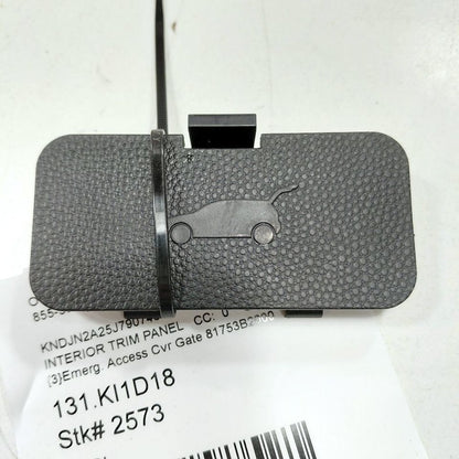 Kia Soul Gate Emergency Access Cover {81753B2000} 2017 2018 2019 OEM