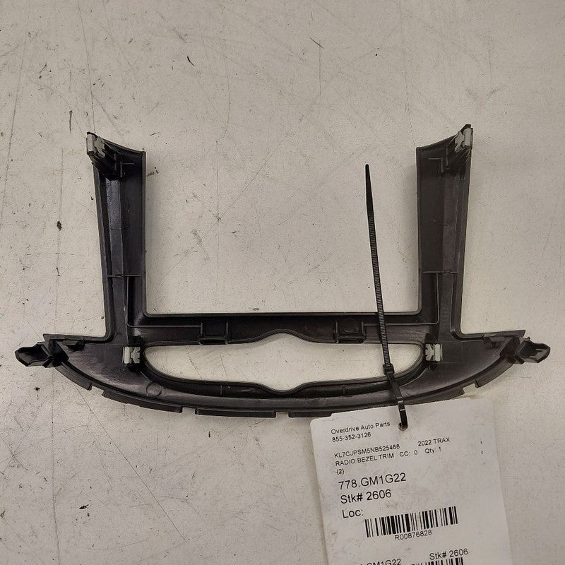 Chevy Trax Radio Bezel Trim Dash Surround  2022 2021