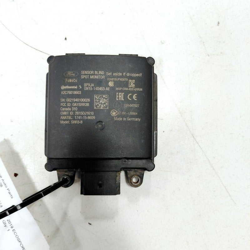 Blind Spot Radar Unit Fits 18-22 Ford Ecosport OEM