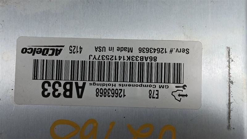 Engine ECM Electronic Control Module VIN P 4th Digit Fits 12-16 CRUZE 