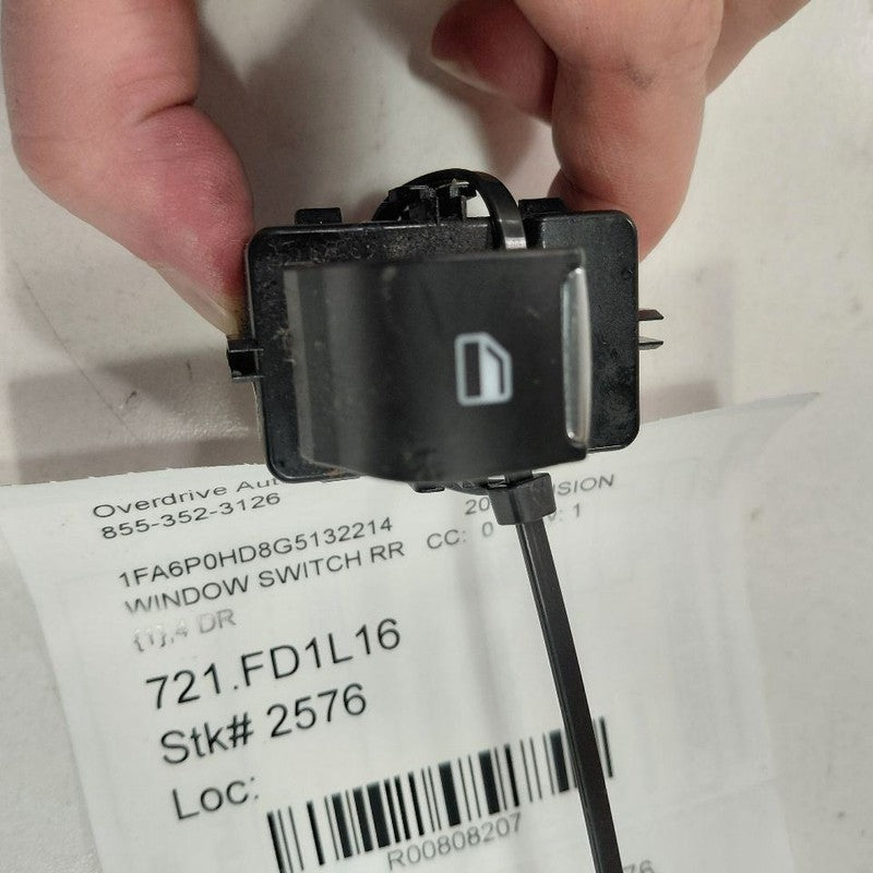 Ford Fusion Power Window Switch Right Passenger Rear  2016 2015 2014 2