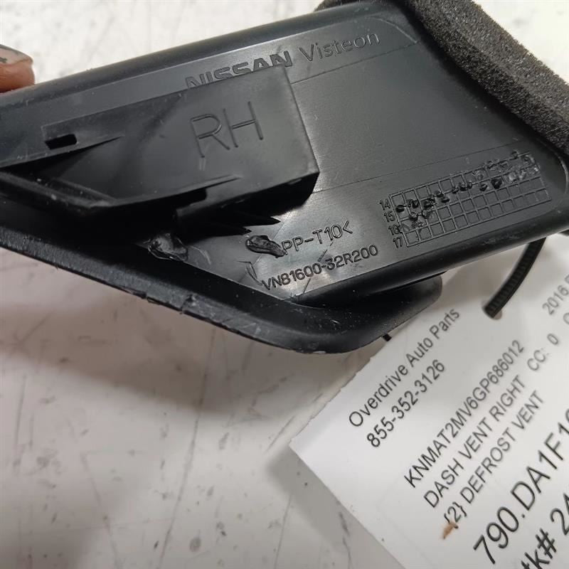 Nissan Rogue Dash Air Vent Right Passenger 2014 2015 2016 2017 2018 2019 2020