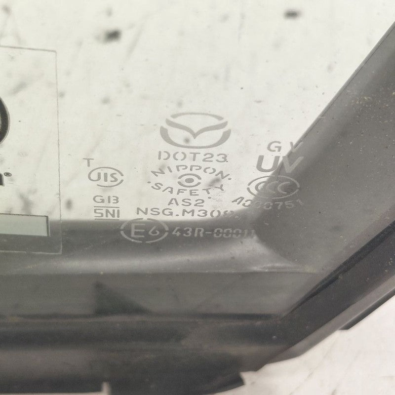 Left Rear Door Vent Glass Window Fits 14-21 Mazda 6