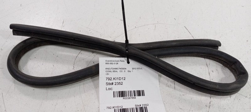 Kia Soul Cowl Vent Panel Hood Rubber Seal 2012 2013 OEM