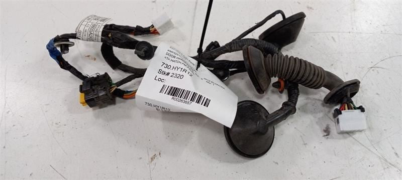 Hyundai Elantra Door Harness Wire Wiring Right Passenger Rear 2009 201