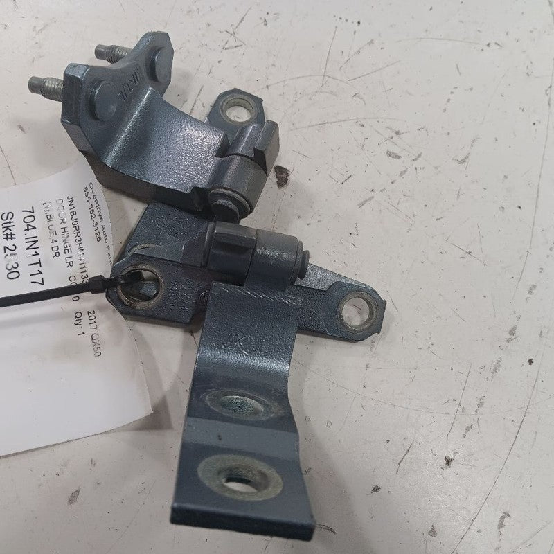 INFINITI QX50 Door Hinge Set Left Driver Rear  2017 2016 2015 2014