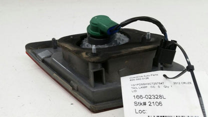 95389371 Driver Left Tail Light VIN P 4th Digit Limited Lid Mounted 11-16 Chevy Cruze OEM