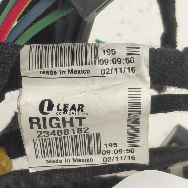 Chevy Volt Door Harness Wire Wiring Right Passenger Rear  2016 2017 20