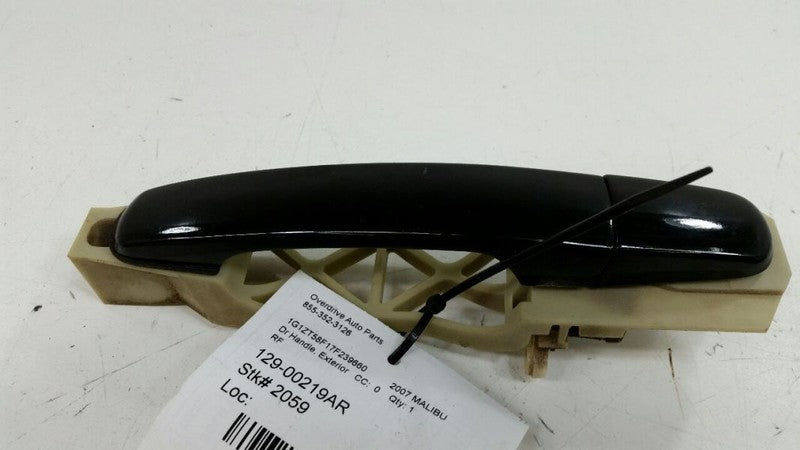 20795369 Passenger Right Door Handle Exterior Outside Front Body Colored 05-10 PONTIAC G6