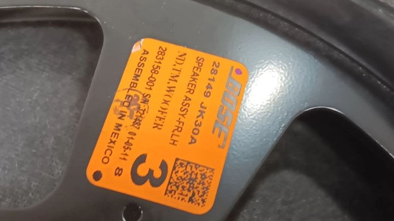 Infiniti G37 Speaker Left Driver Front  2009 2010 2011 2012 2013