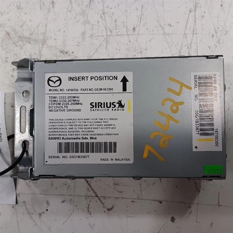 GS3M66DR0 Audio Equipment Radio Tuner Satellite System Fits 10-13 MAZDA 3